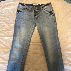 Boys denim Blue Jeans skinny fit but athletic material